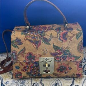 Patricia Nash Multicolor Floral Satchel